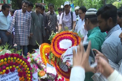 সাংবাদিক ও সাহিত্যিক সিদ্দিক আহমেদ পারিবারিক কবরস্থানে সমাহিত