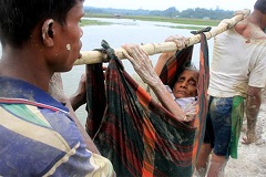 বালুখালিতে আশ্রয় পাচ্ছে নতুন আসা রোহিঙ্গারা