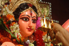 আজ মহানবমী, মণ্ডপে বাজবে বিদায়ের সুর
