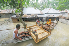 বন্যায় প্রাণহানি ১১৭, ক্ষতিগ্রস্ত ৬১ লাখ মানুষ