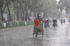 বৃষ্টি কমতে পারে কাল থেকে