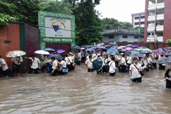 বৃষ্টি কমতে পারে বৃহস্পতিবার