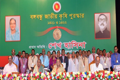 বন্যা হলেও খাদ্য মজুদ আছে : প্রধানমন্ত্রী