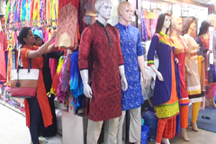 ঈদের বাজার সাজতে শুরু করেছে