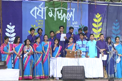 বর্ষা বরণকে কেন্দ্র করে উৎসবের আয়োজন