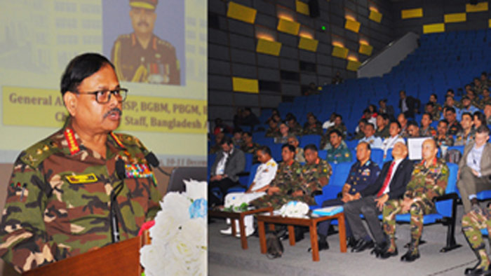 রাজেন্দ্রপুর সেনানিবাসে দুদিনব্যাপী আন্তর্জাতিক সেমিনার শুরু