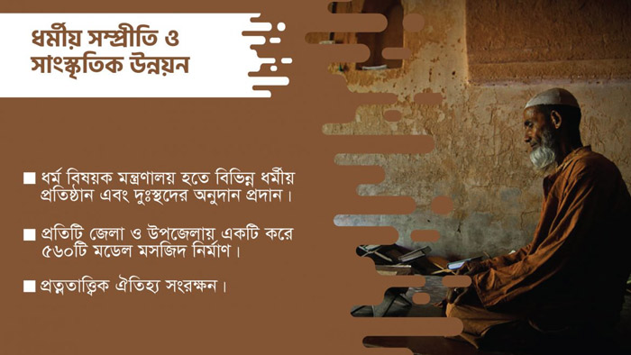 ধর্মীয় সম্প্রীতি ও সাংস্কৃতিক উন্নয়ন