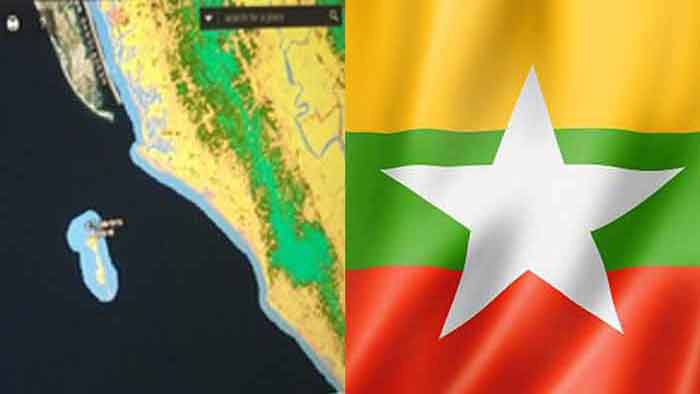 সেন্টমার্টিনকে নিজেদের দাবি করা তথ্য সরিয়ে নিল মিয়ানমার