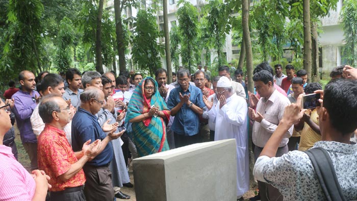 জাবির কামাল উদ্দিন হলের নতুন ভবনের ভিত্তিপ্রস্তর