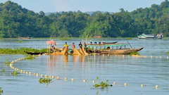 কাপ্তাই হ্রদে মাছের উৎপাদন বেড়েছে