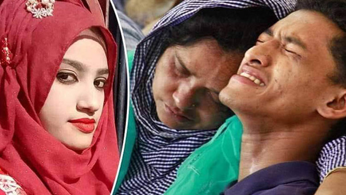 লাশ হয়ে বাড়ি ফিরল নুসরাত: স্বজনদের আহাজারি