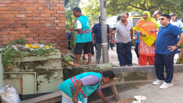 ক্লিন ও গ্রিন সাতক্ষীরা গড়ার প্রত্যয়ে পরিচ্ছন্নতা অভিযান শুরু