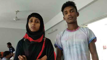 আপত্তিকর অবস্থায় ধরা,থানায় প্রেমিক যুগলের বিয়ে