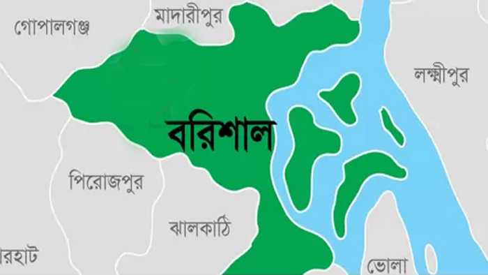 বরিশালের মানচিত্র