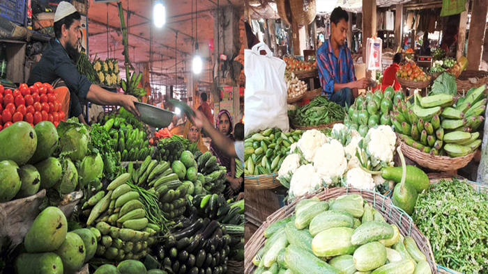 যশোরের বেনাপোল-শার্শার কাঁচা বাজার