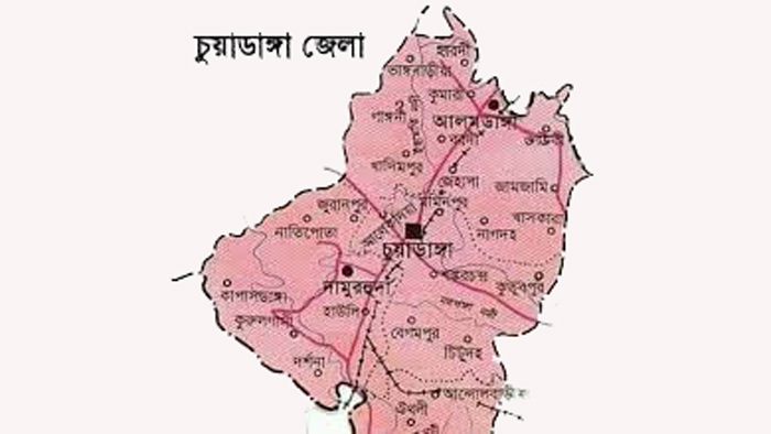 চুয়াডাঙ্গার ম্যাপ