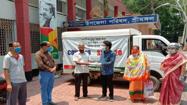 শ্রীমঙ্গলে সনাকের নগদ অর্থ ও পিপিই প্রদান