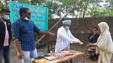 একুশের জন্মদিনে মৌলভীবাজারে খাদ্যসামগ্রী বিতরণ