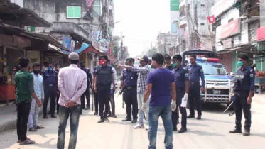 করোনা সংক্রমণ রোধে তৎপর সিরাজগঞ্জ পুলিশ