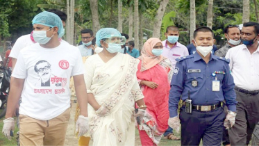 নড়াইলে হারভেস্টারের উদ্বোধন, বাঁচবে খরচ ও সময়