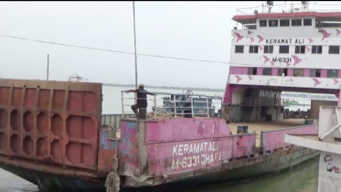ফের দৌলতদিয়া-পাটুরিয়ায় ফেরি চলাচল বন্ধ