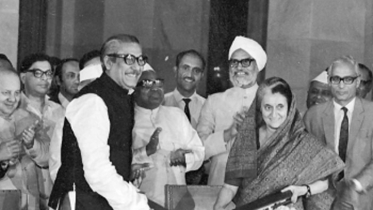 ১৯৭২ সালে ভারতে বঙ্গবন্ধুর ভাষণ