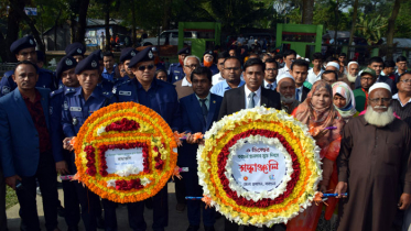 বরগুনায় হানাদার মুক্ত দিবস পালিত