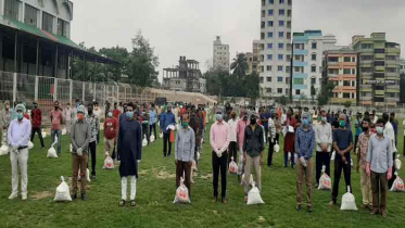 ব্রাহ্মণবাড়িয়ায় খাদ্য সামগ্রী বিতরণ