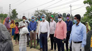 ব্রাহ্মণবাড়িয়ার বেঁদে পল্লীতে খাদ্য সামগ্রী বিতরণ