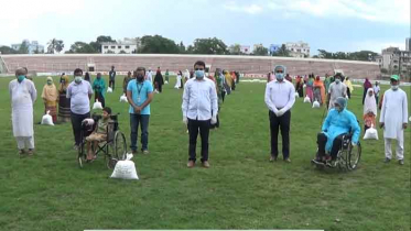 ব্রাহ্মণবাড়িয়ায় প্রতিবন্ধীদের মাঝে খাদ্য সহায়তা প্রদান