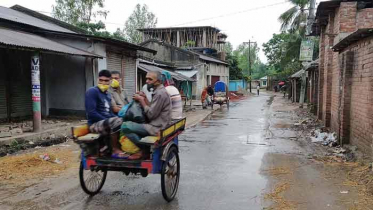 হিলিতে আম্পানের প্রভাবে গুড়ি বৃষ্টি
