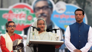 মুজিববর্ষের ক্ষণগণনা শুরু হলো যেভাবে