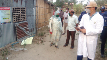 করোনা সন্দেহে নওগাঁর আত্রাইয়ে তিন বাড়ি লকডাউন