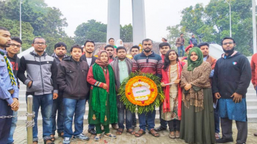 বিজয় দিবসে রাজশাহী বিশ্ববিদ্যালয়ে মুক্তিযোদ্ধা সন্তানদের শ্রদ্ধা 