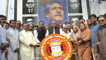 বঙ্গবন্ধু ও জাতীয় চার নেতার প্রতি লিটন-ডাবলুর শ্রদ্ধা