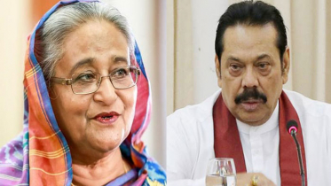 শ্রীলঙ্কার প্রধানমন্ত্রীকে শেখ হাসিনার ফুলেল শুভেচ্ছা
