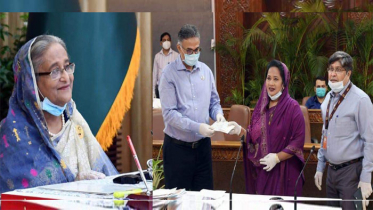 প্রধানমন্ত্রীর ত্রাণ তহবিলে পূর্বাচল ক্লাবের ৫০ লাখ টাকা অনুদান