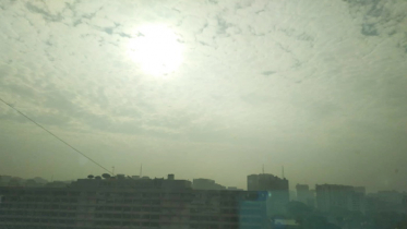 ঢাকার আকাশে সূর্যের দেখা