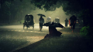 বৃষ্টি অথবা বজ্রবৃষ্টি হতে পারে