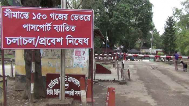 হিলি স্থলবন্দর দিয়ে আমদানি রফতানি বন্ধ, যাত্রী পারাপার স্বাভাবিক