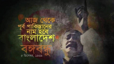 ৫ ডিসেম্বর : বঙ্গবন্ধুর ঘোষণায় এদেশের নাম হয় ‘বাংলাদেশ’