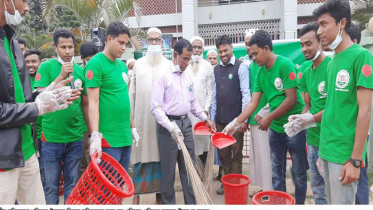 বিডি ক্লিন’র উদ্যোগে নকলায় মুক্তিযোদ্ধা কমপ্লেক্স ও বঙ্গবন্ধুর ভা