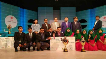 জাতীয় বিতর্ক প্রতিযোগিতায় চ্যাম্পিয়ন ঢাকা ও ইডেন কলেজ
