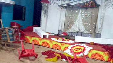 বিয়ের দিনে কনের বাড়িতে হামলা, আহত ৪
