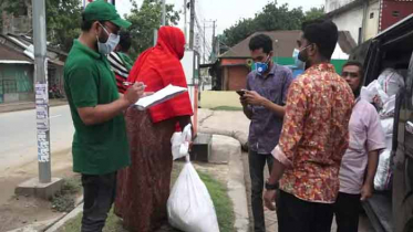 এসএমএস করে খাদ্য সামগ্রী পেল ৫`শ পরিবার