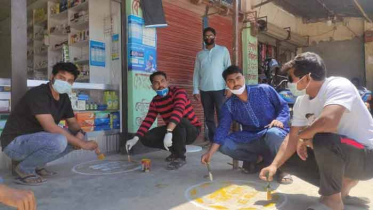 করোনা সচেতনতায় কাজ করছে কুড়িগ্রাম জেলা ছাত্রলীগ