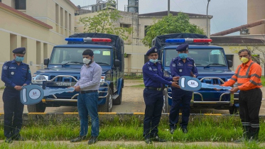 সুনামগঞ্জ পুলিশকে দুটি গাড়ি দিল লাফার্জহোলসিম