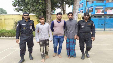 ব্রাহ্মণবাড়িয়ায় মাদকসহ আটক ৩