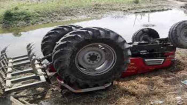 নাসিরনগরে ট্রাক্টর উল্টে চালক নিহত