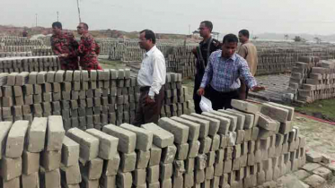 অবৈধ ইটভাটা মালিককে ২০ লাখ টাকা জরিমানা